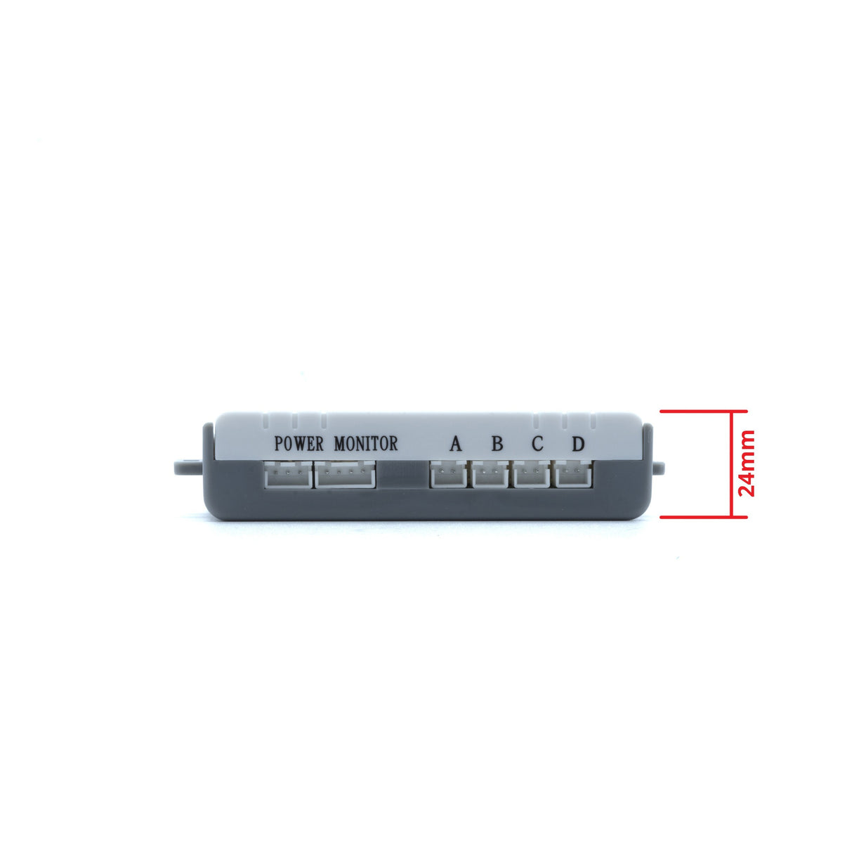 Parkeringssensor med display – Vit – ultraljudssensor – 4 sensorer – 4x 2,5 m