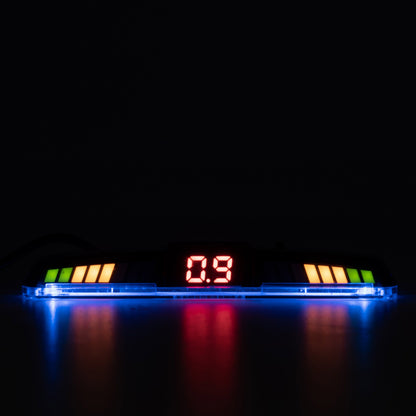 Parkeringssensor med display – Askgrå – ultraljudssensor – 4 sensorer – 4x 2,5 m