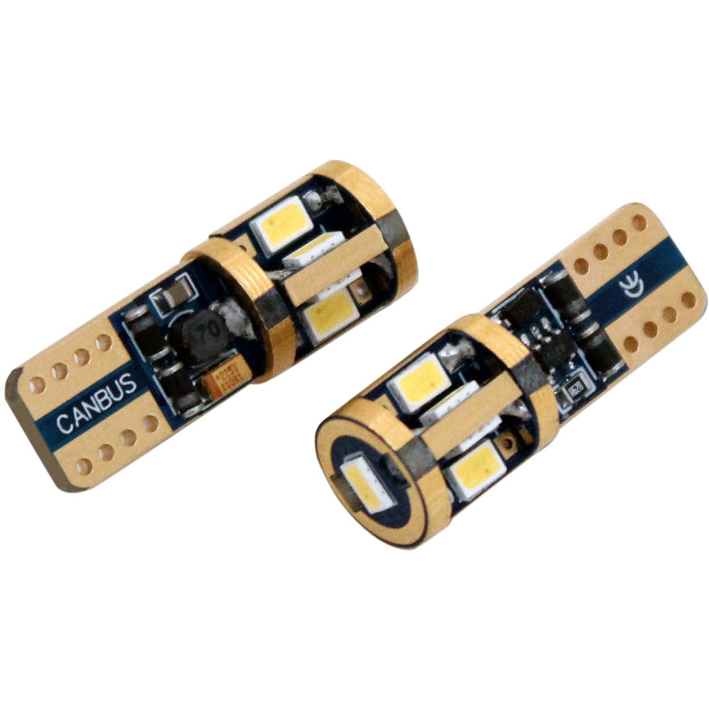T10 - W5W Super Canbus 9SMD 6000K - produktbillede forfra | Xenon-kongen