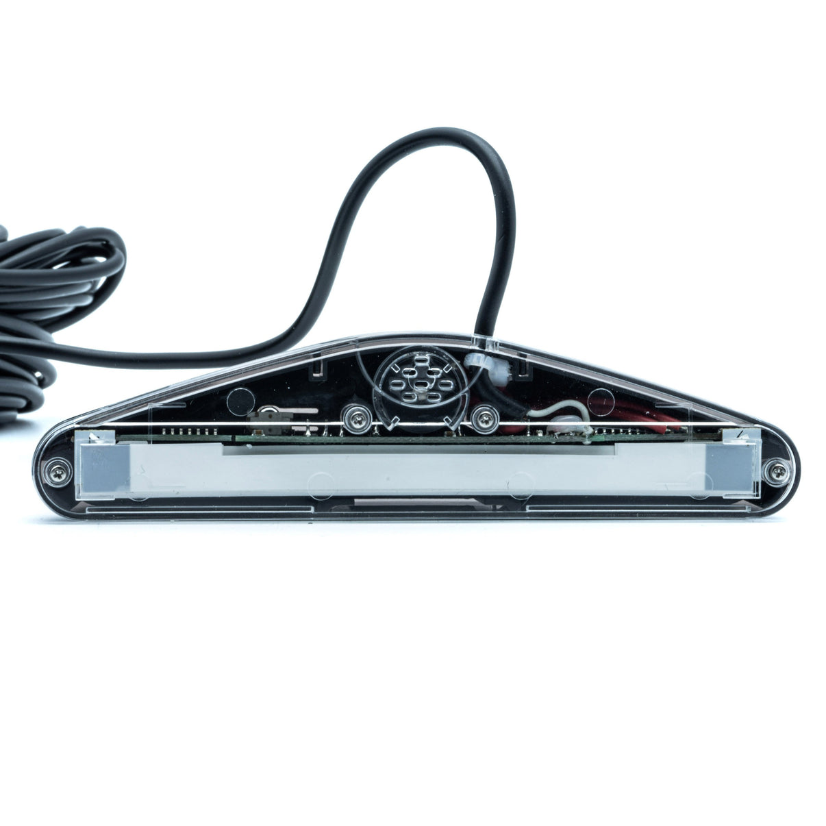 Parkeringssensor med display – Pärlvit – ultraljudssensor – 4 sensorer