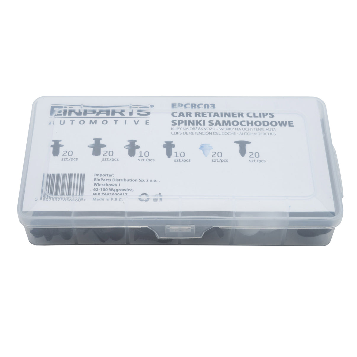 Fästclips – 100-pack