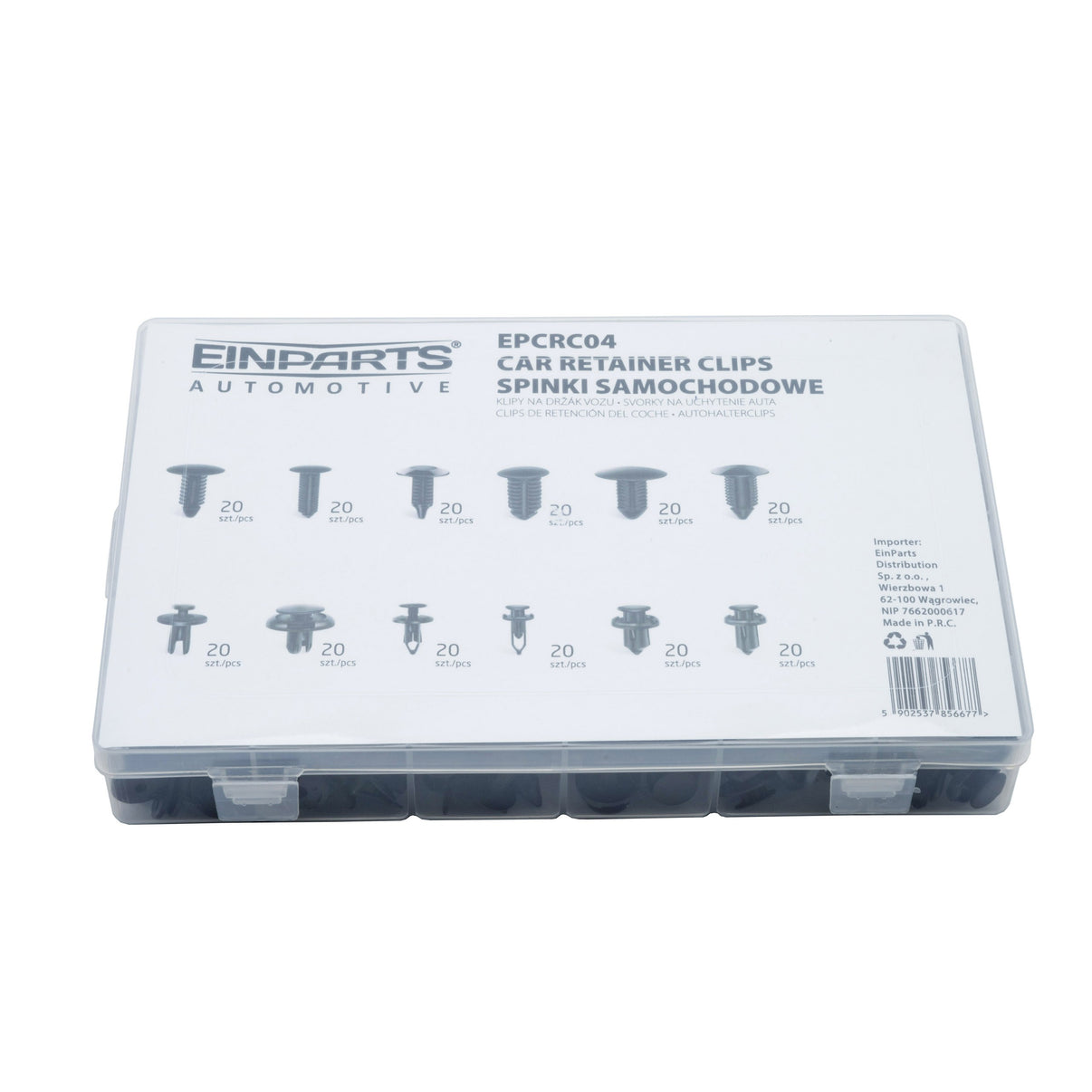 Fästclips – 240-pack