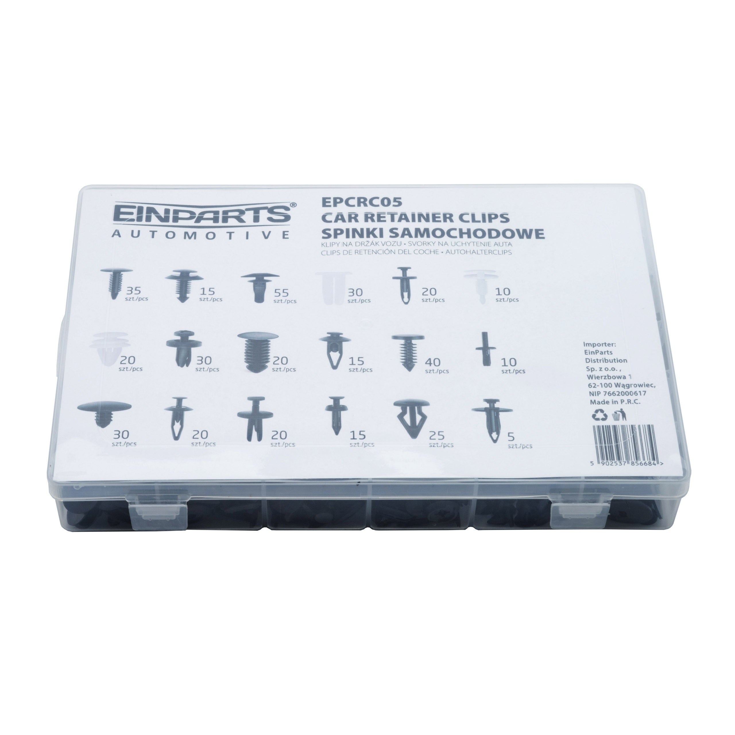 Fästclips – 415-pack