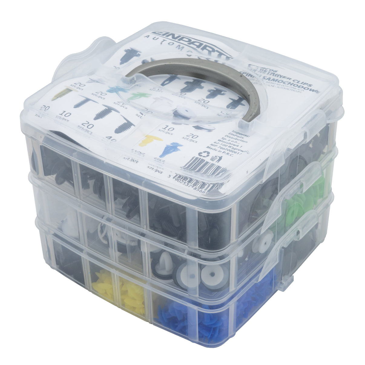 Fästclips – 500-pack