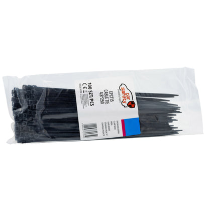 Buntband – Svart – 250 mm