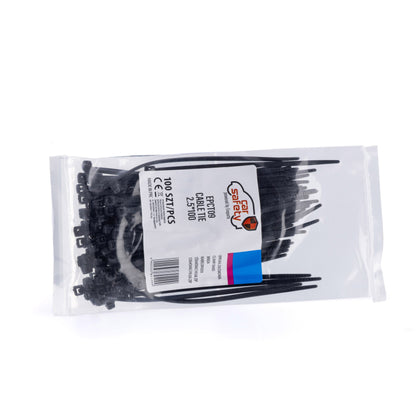 Buntband – Svart – 100 mm
