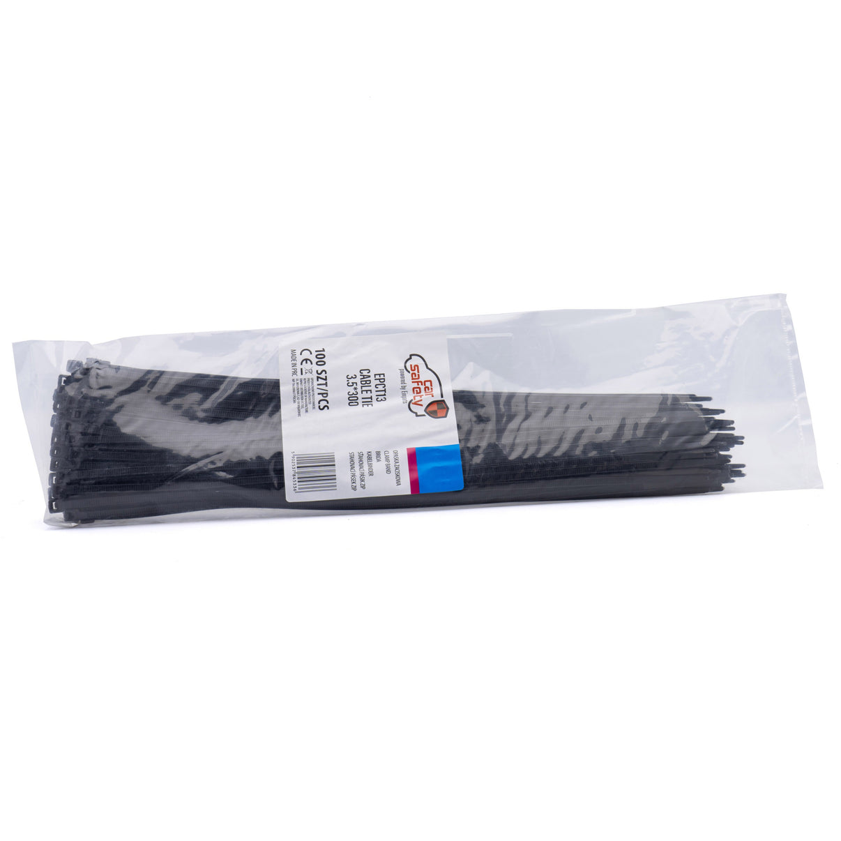 Buntband – Svart – 300 mm – 3,5 mm