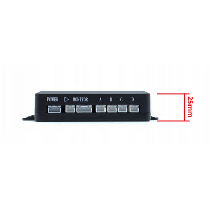 Parkeringssystem med kamera – Röd – 9V - 16V – ultraljudssensor