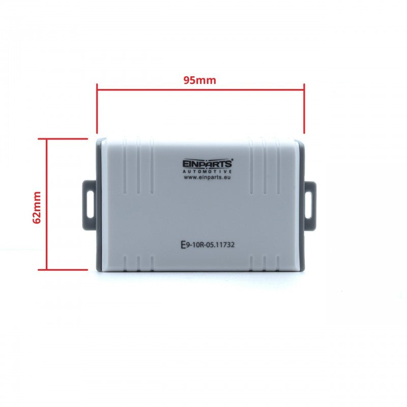 Parkeringssensor med display – Silver – ultraljudssensor – 4 sensorer – 4x 2,5 m