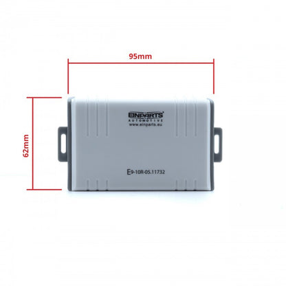 Parkeringssensor med display – Silver – ultraljudssensor – 4 sensorer – 4x 2,5 m