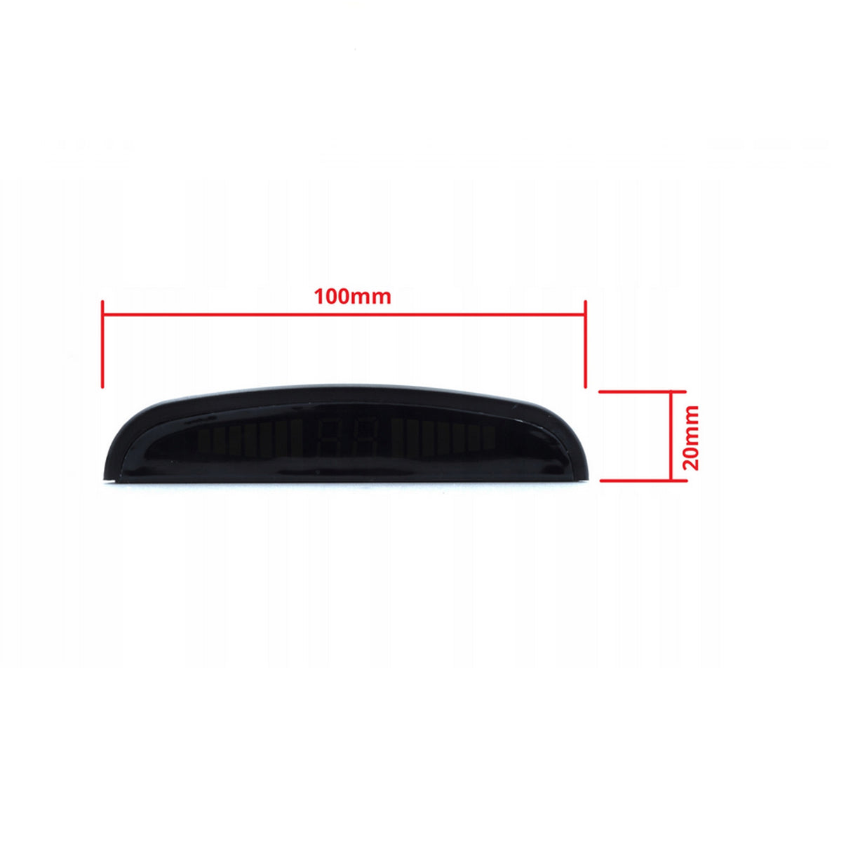 Parkeringssensor med display – Silver – ultraljudssensor – 4 sensorer – 4x 2,5 m