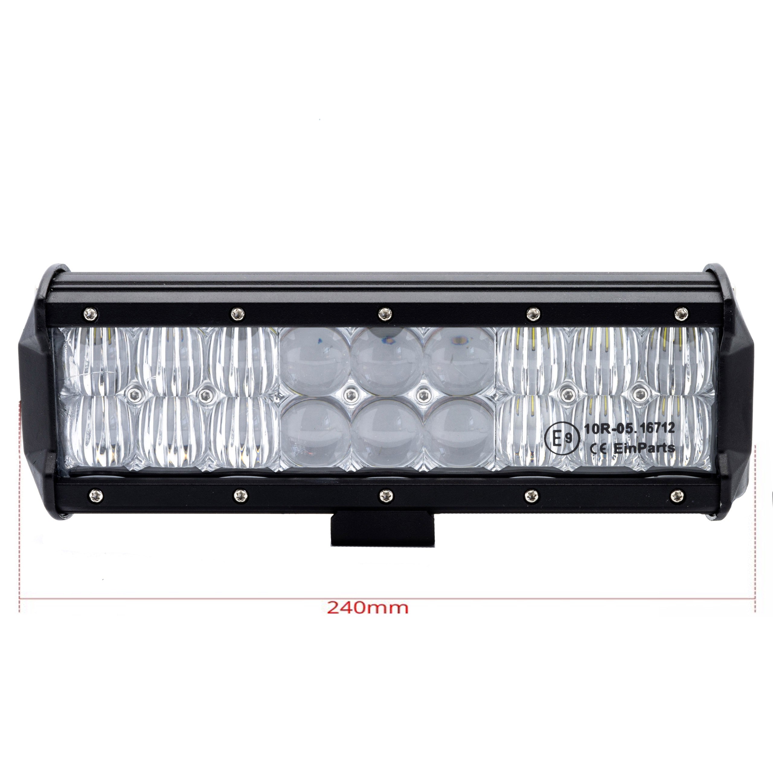 LED-arbetslampa – 90 W – 6000K – 18 LED – 10800 LM – 240 mm