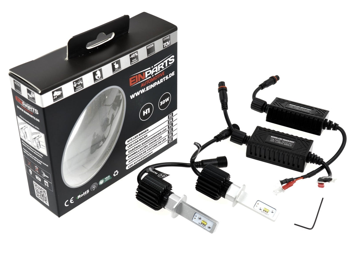 LED-konverteringssats – PHILIPS – H1 – 4300K – 9V - 32V – P145S – 2-pack