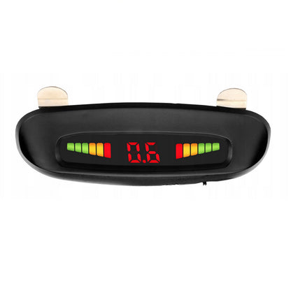 Parkeringssensor med display – Silver – ultraljudssensor – 8 sensorer