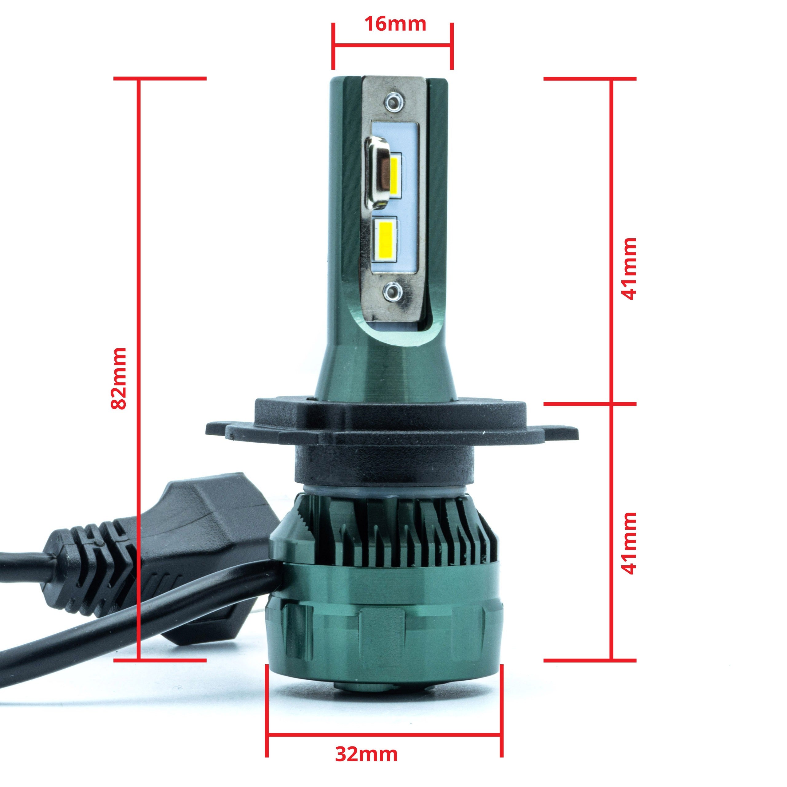 LED-konverteringssats – H4 – 6000K – 12V - 24V – 40W