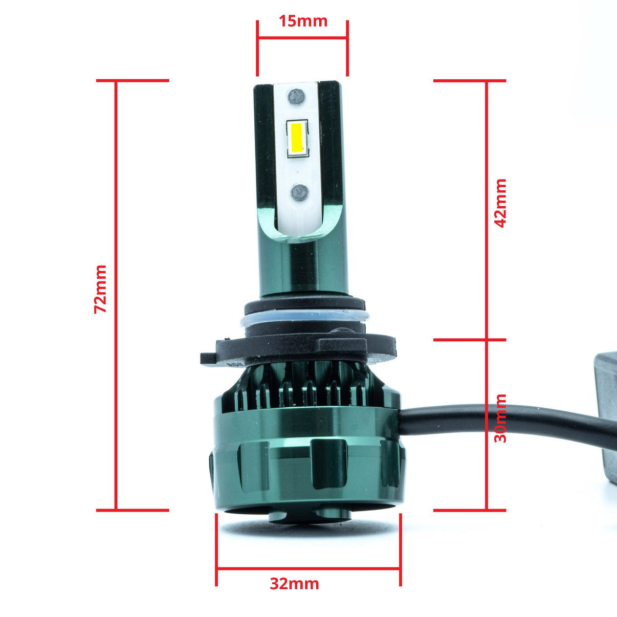 LED-konverteringssats – HB3 – 6000K – 12V - 24V – 4 W – P20d