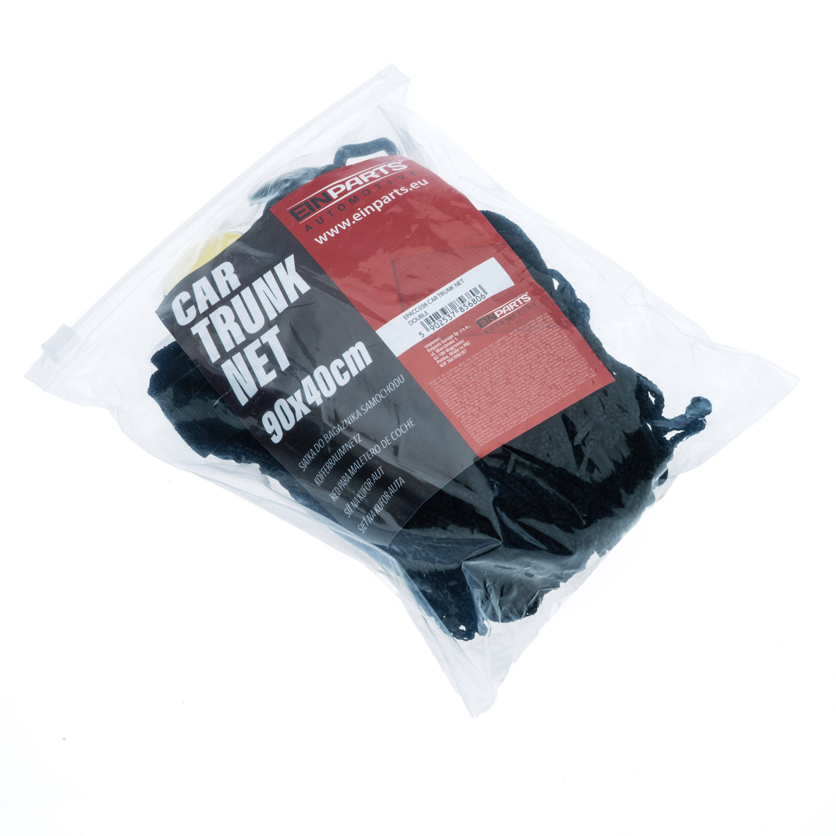 Lastsäkring – Svart – Nät, Gummi