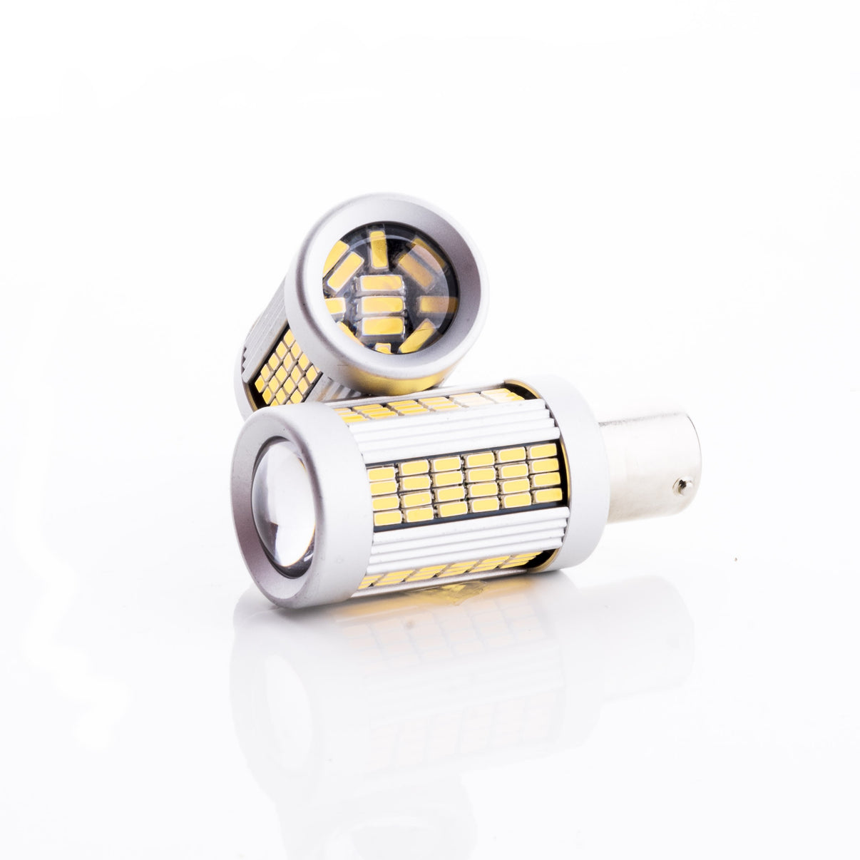 LED-lampa för bil – P21W – BA15S – 6000K – 135 LED – SMD 4014 – 2-pack