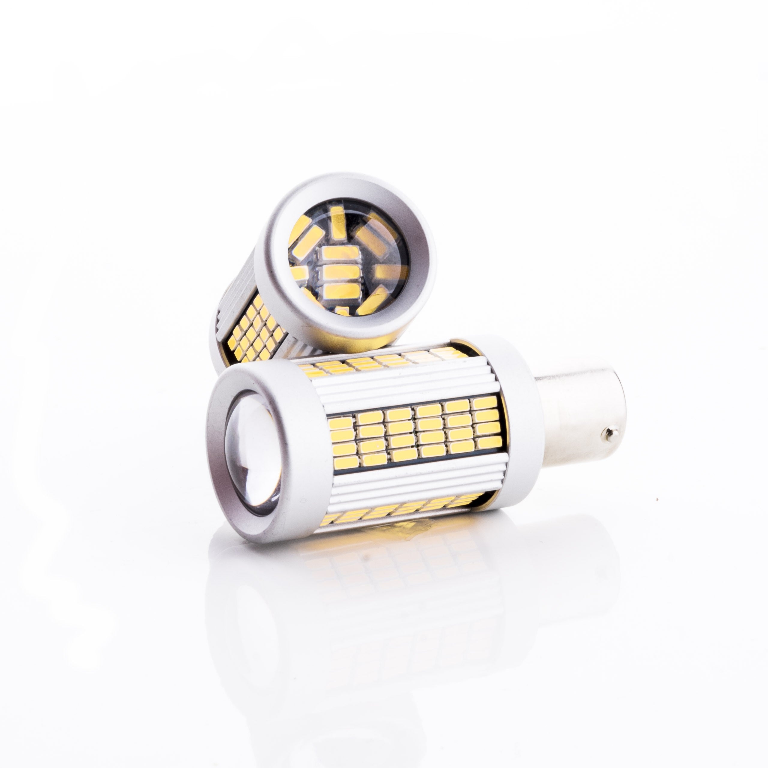 LED-lampa för bil – P21W – BA15S – 6000K – 135 LED – SMD 4014 – 2-pack