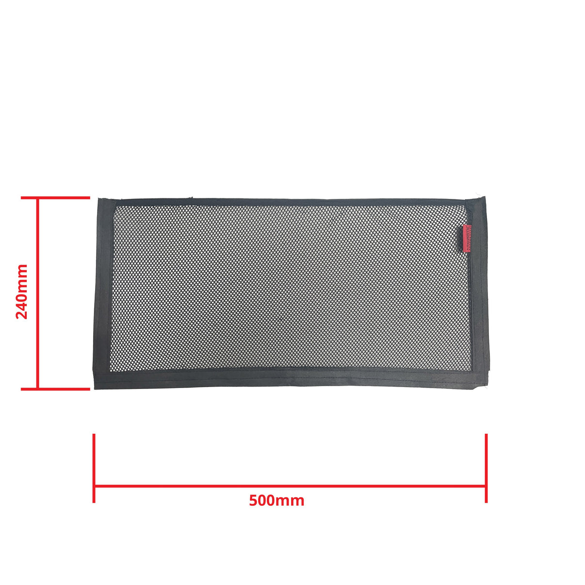 Lastsäkring – Svart – 24 x 50 cm – Gummi – Monteringsdelar