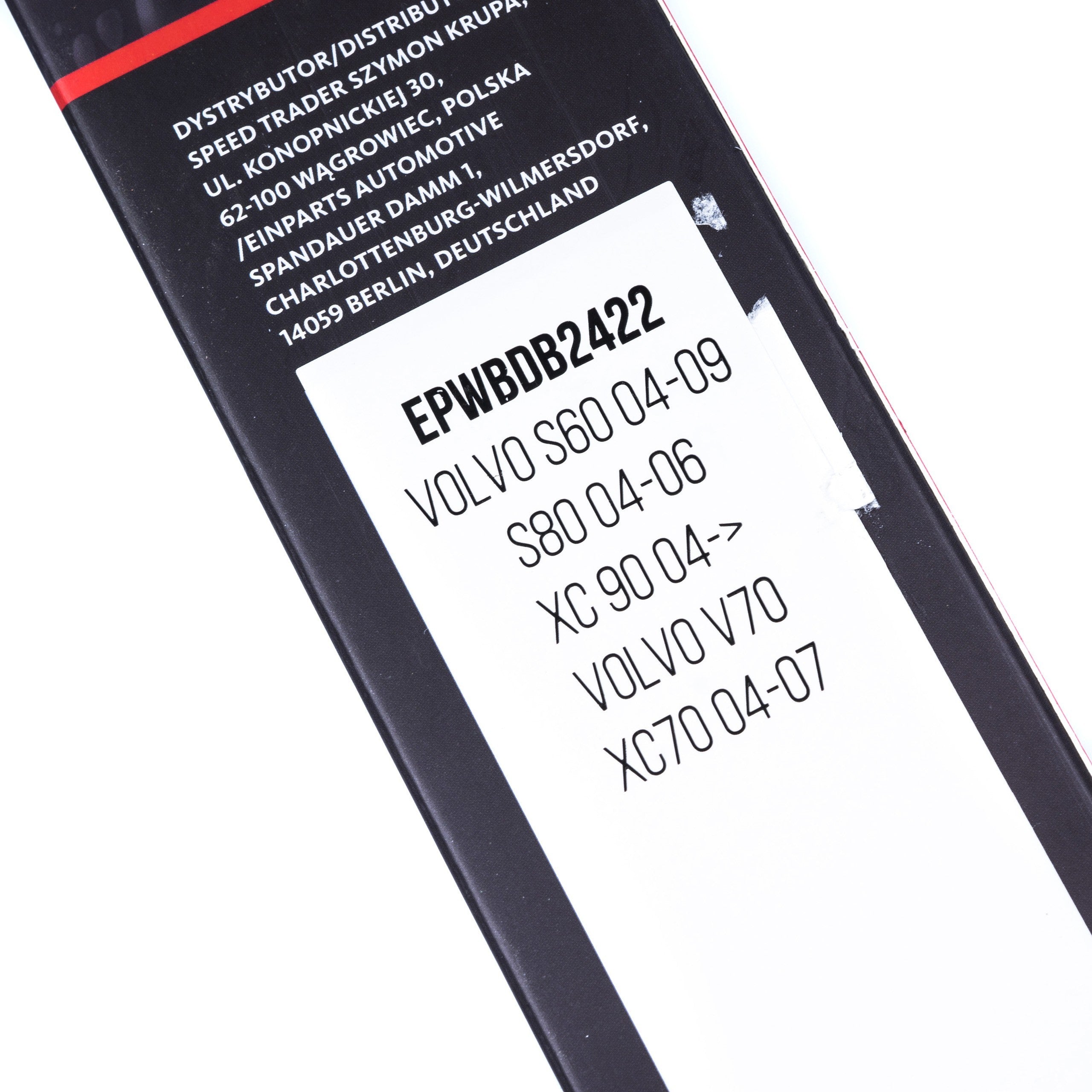 Torkarblad fram Fiat Multipla/Volvo S60 m.fl. – 2-pack