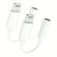 produktbillede fra forsiden viser 3,5 mm hovedtelefonadapter Lightning/USB-C - Carlevel