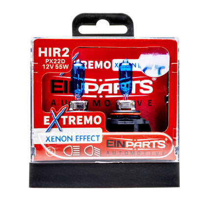 Halogenlampsats – HIR2 – 6000K – 9V - 16V – 2-pack