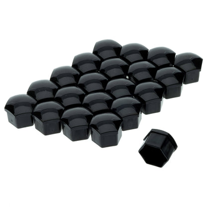 Hjulmutterskydd – Svart – 20-pack