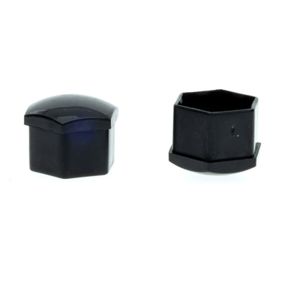 Hjulmutterskydd – Svart – 20-pack