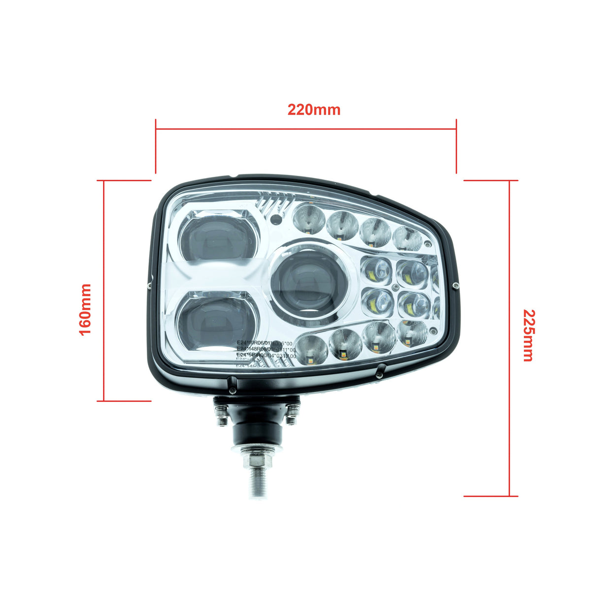 LED-extralampa – 6000K – 225 mm – 2-pack