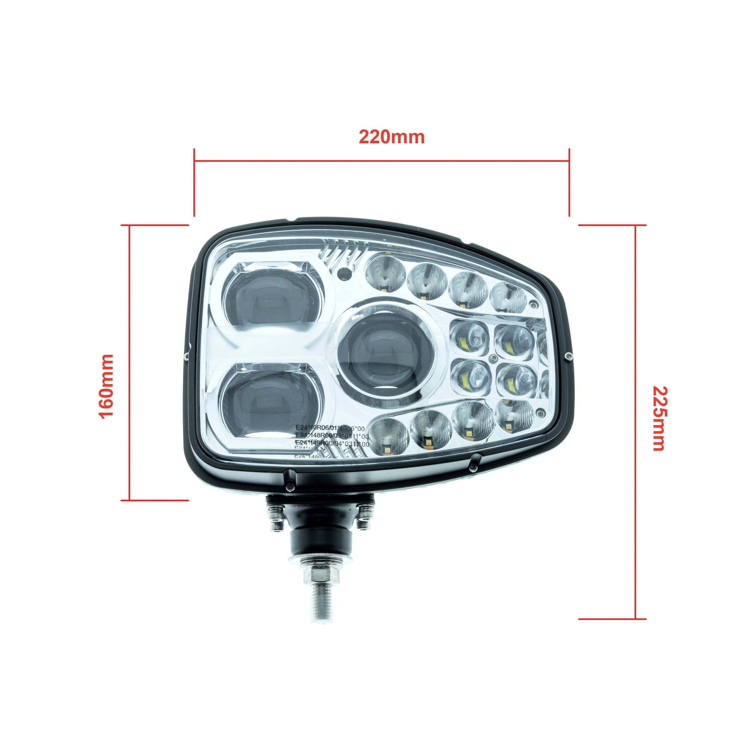 LED-extralampa – 6000K – 225 mm – 2-pack