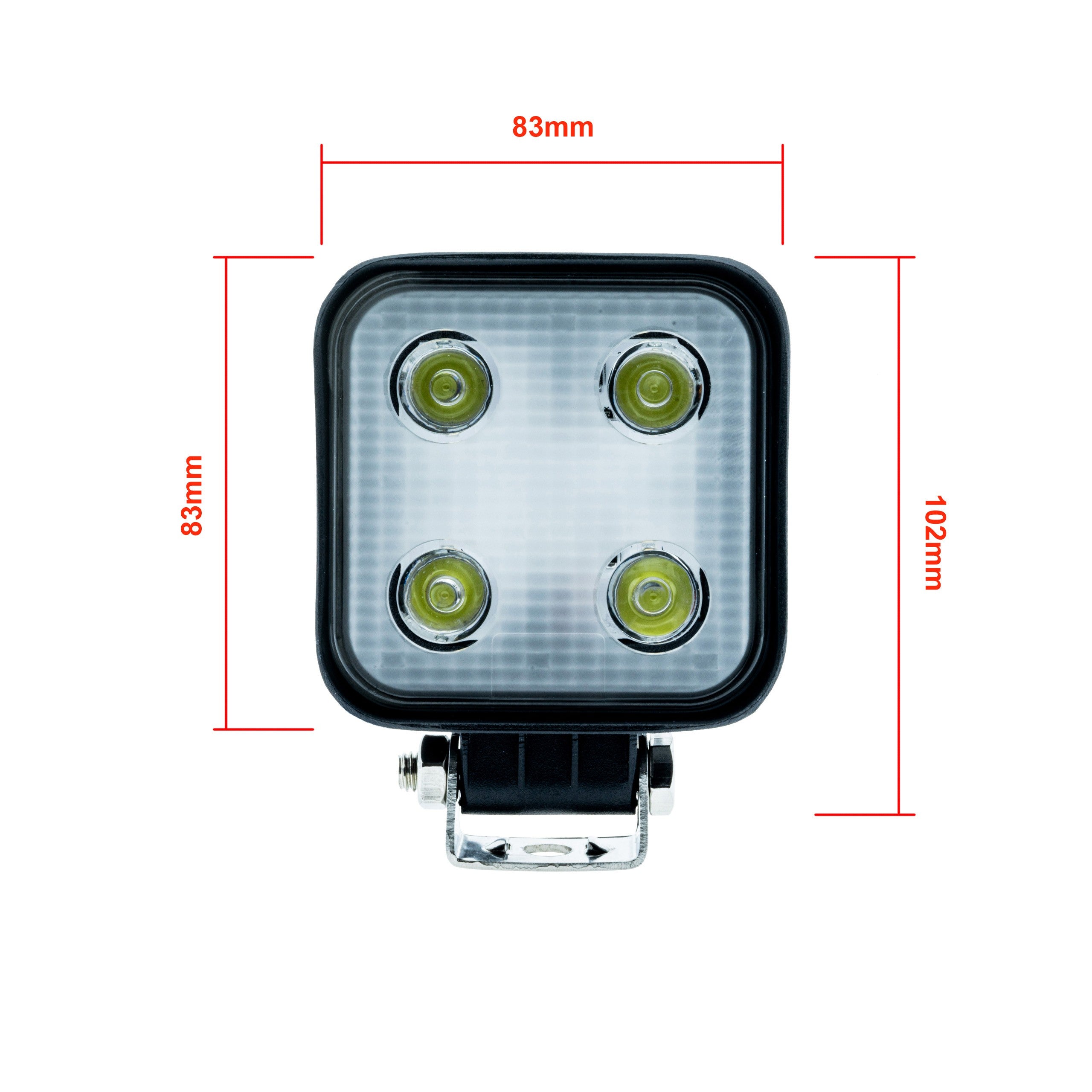 LED-extralampa – 12 V – 6000K – 4 LED – 102 mm