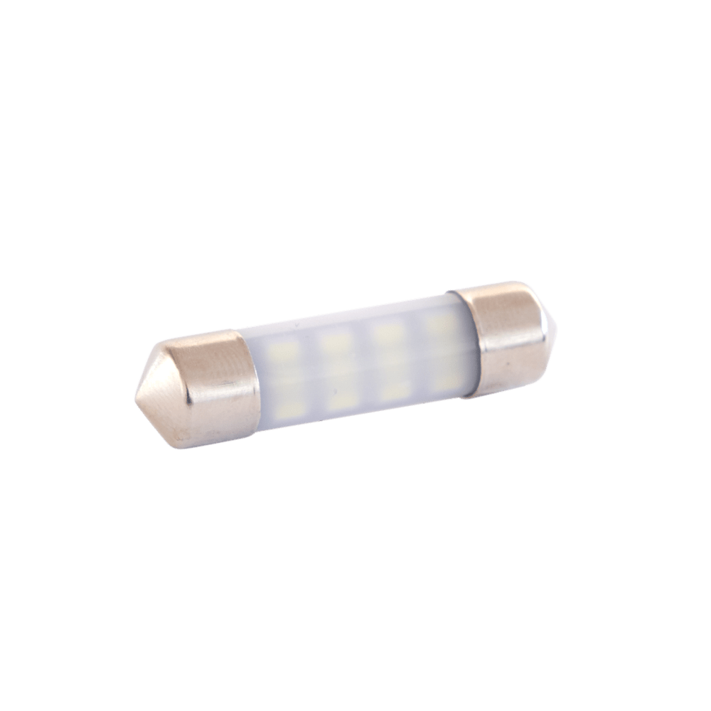 sidebillede, der viser profil og design af 36 mm – C5W LED Retrofit 6000K 10 – 30V – Carlevel