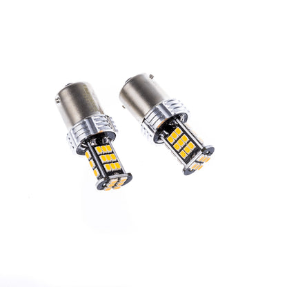 LED-lampa för bil – P21W – BA15S – 1700–1800K (Orange) – 30 LED – SMD 3020