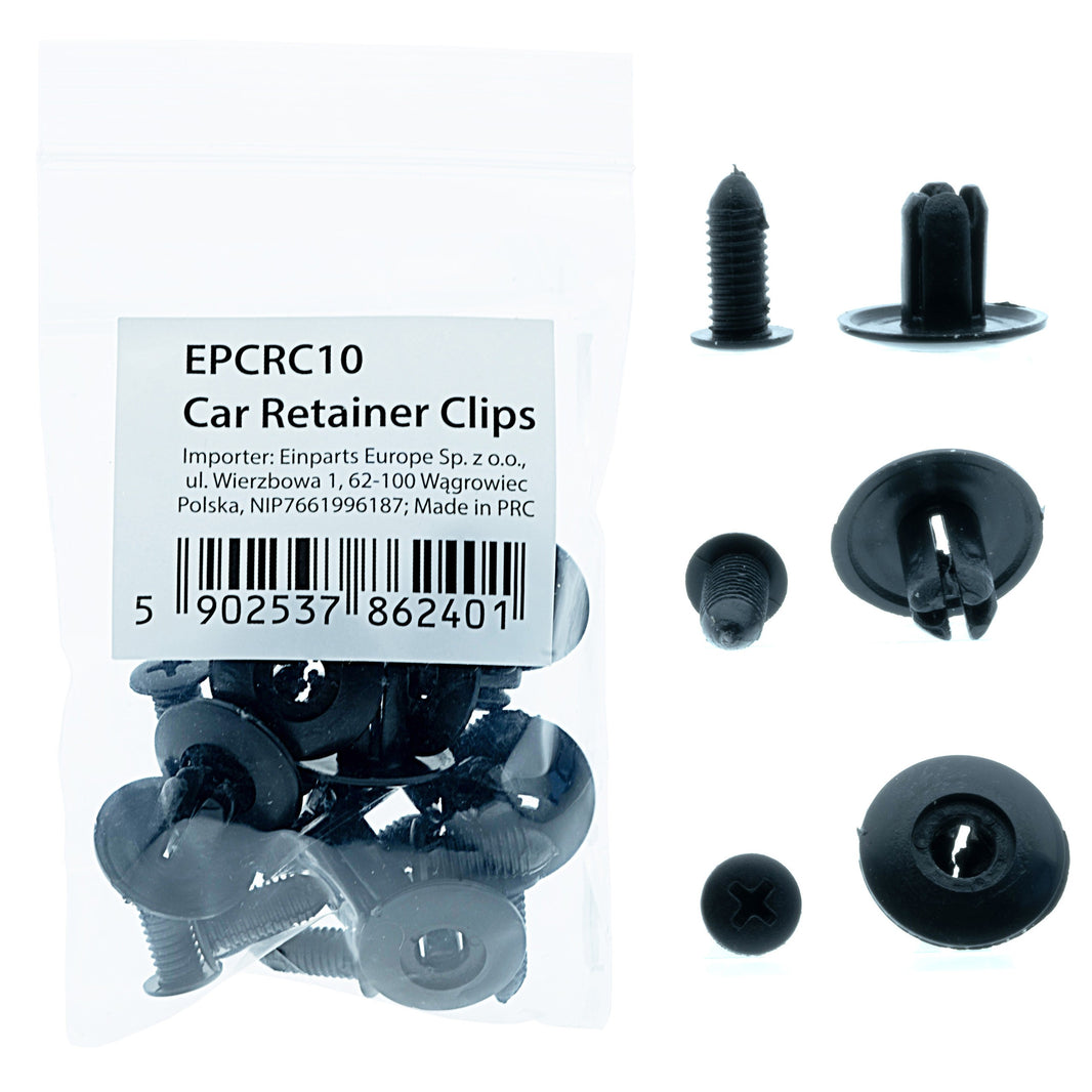 Fästclips Hyundai Accent/Elantra m.fl. – Hole diameter 8 mm – 10-pack