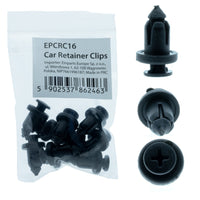 Fästclips Toyota Camry – A 15 B 9 C 10,5 d 3,7 H 17 hål ø 9 – 10-pack