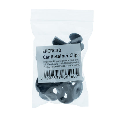 Fästclips Audi A3/A4 B6 B7 B8 m.fl. – Hole diameter 8.5-9 mm – 10-pack
