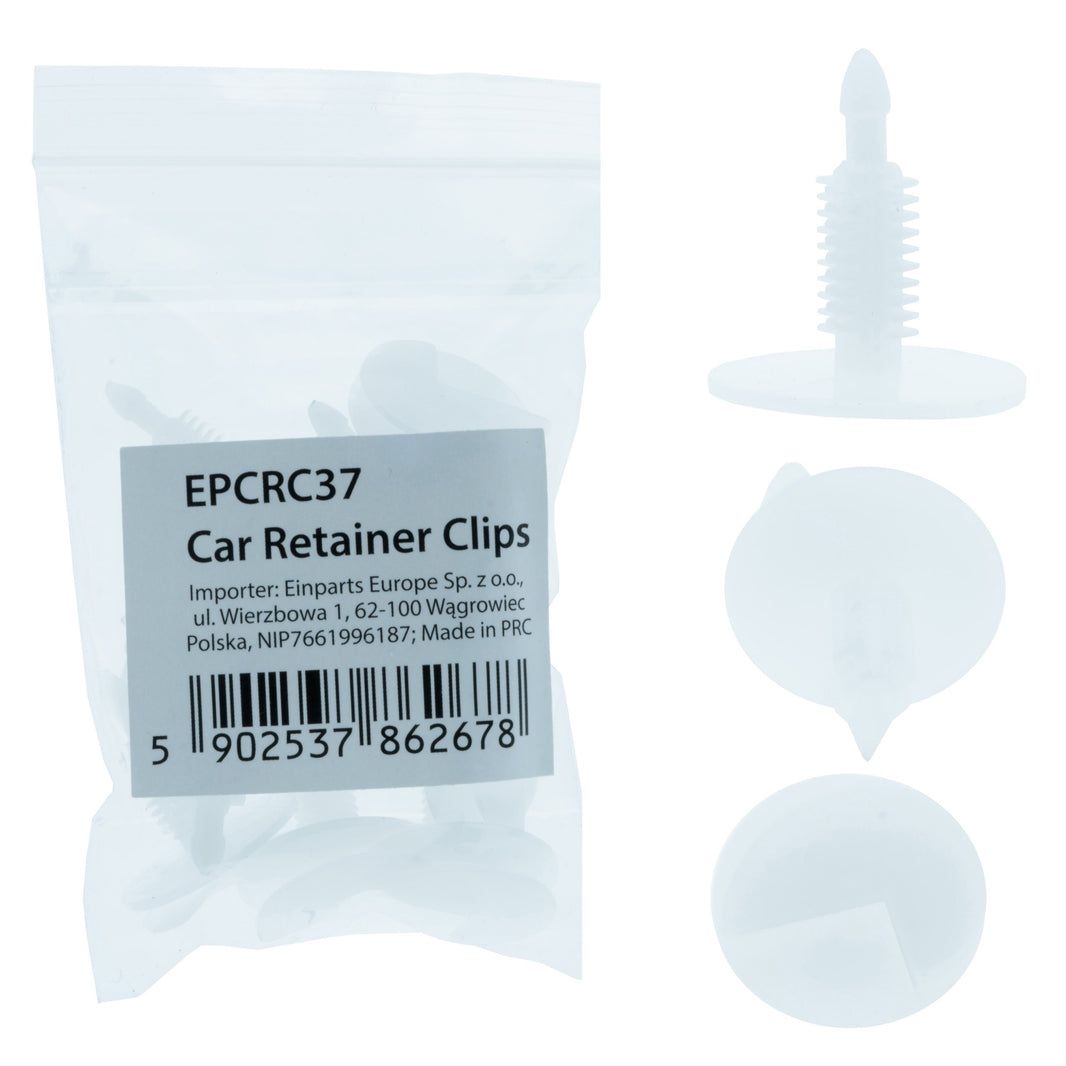 Fästclips – A 23.9 B 3.7 C 8 D 3 H 38.2 W hole ø 7 – OE N387496S, 10126901