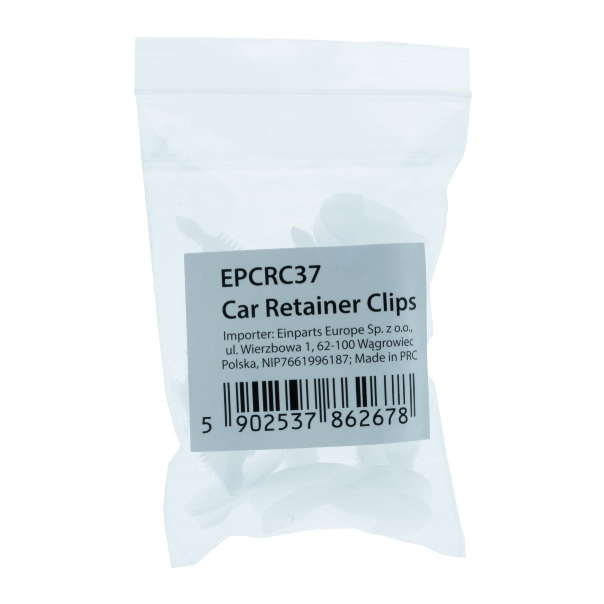 Fästclips – A 23.9 B 3.7 C 8 D 3 H 38.2 W hole ø 7 – OE N387496S, 10126901