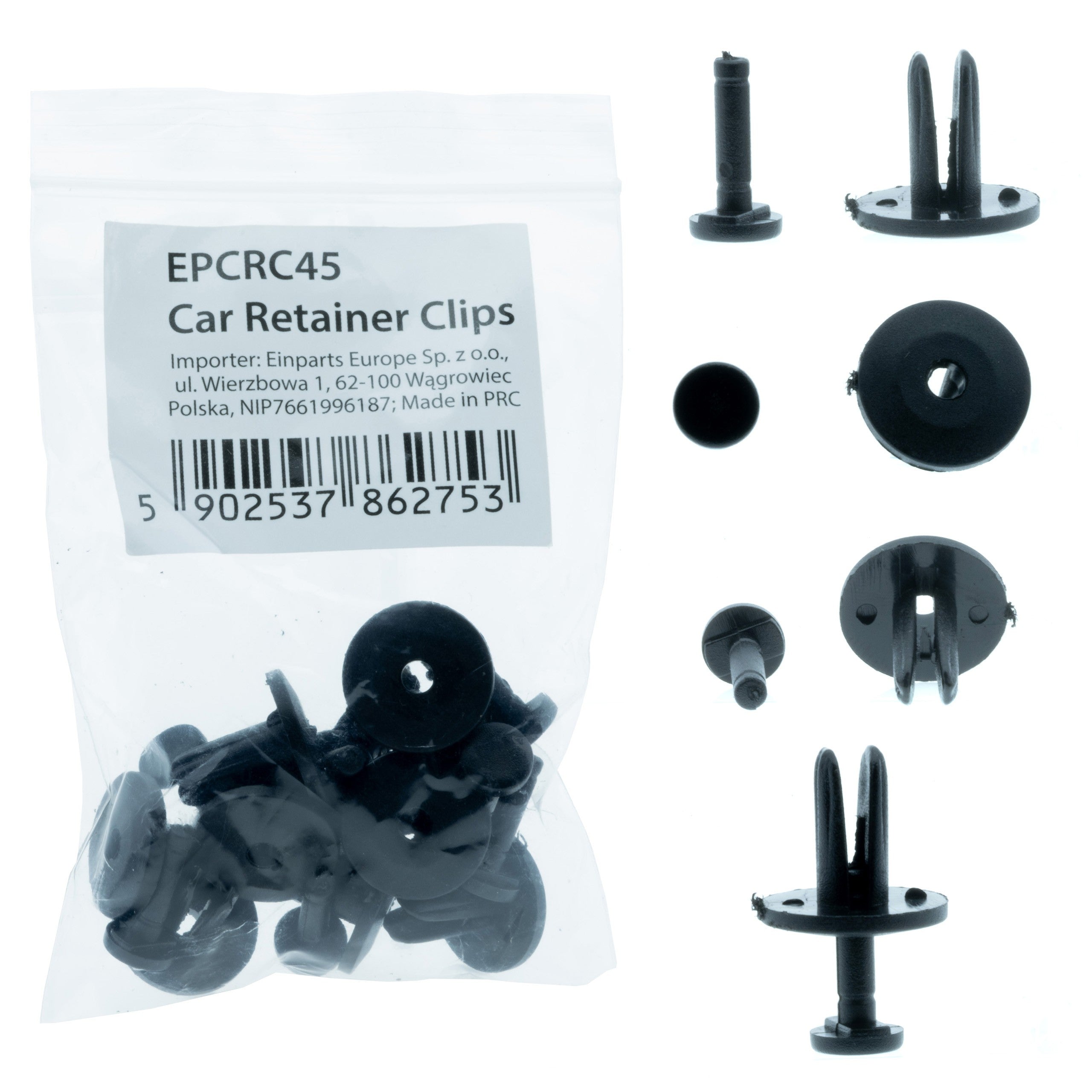 Fästclips Chrysler Town & Country/Pacifica m.fl. – 10-pack