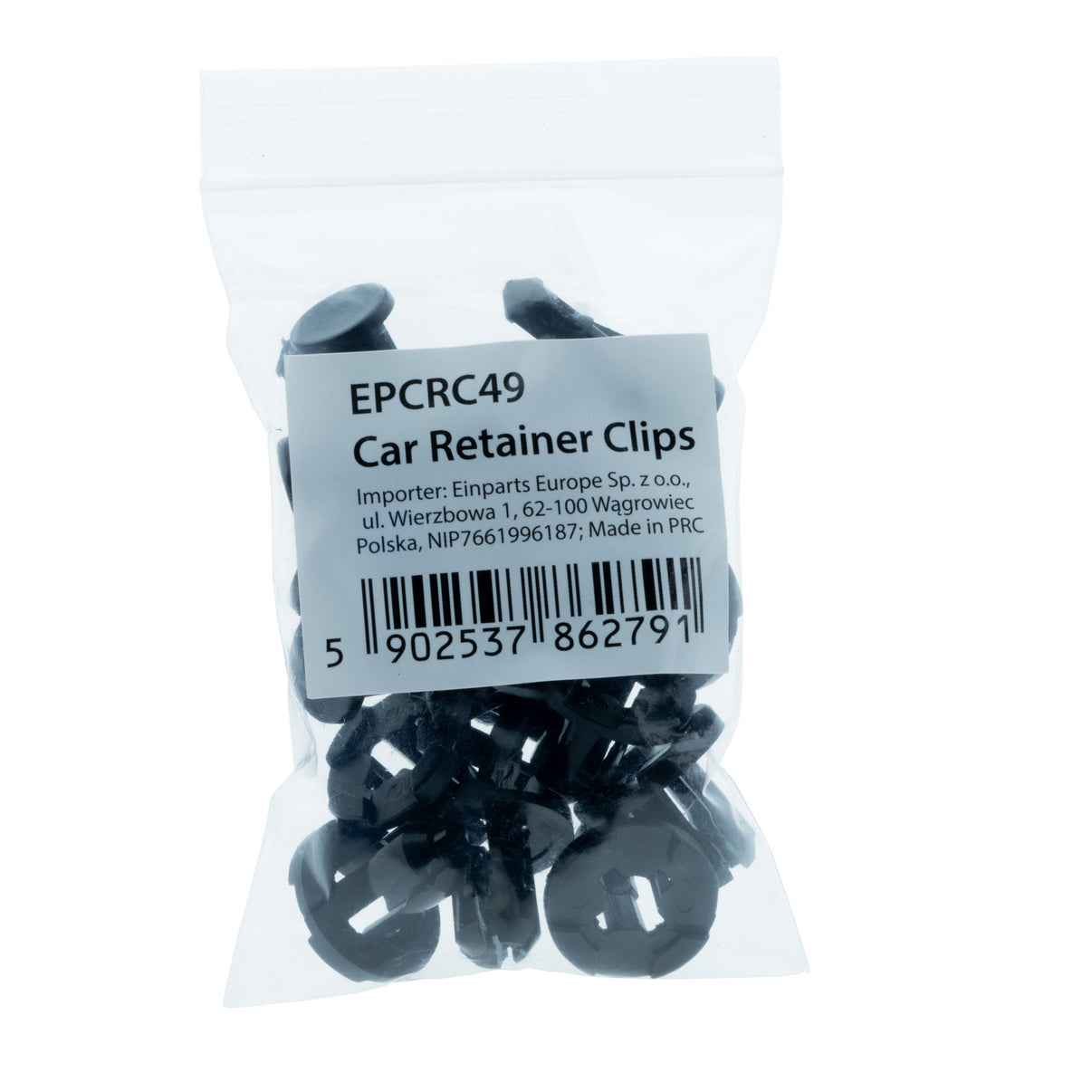 Fästclips Subaru Forester/Impreza m.fl. – A 20,9 B 9,8 C 13,8 d 1,9 H 19 hål ø