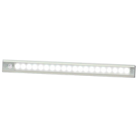 produktbillede forfra, der viser interiør LED - Strip 260mm - ON/OFF - Sølv - LEA