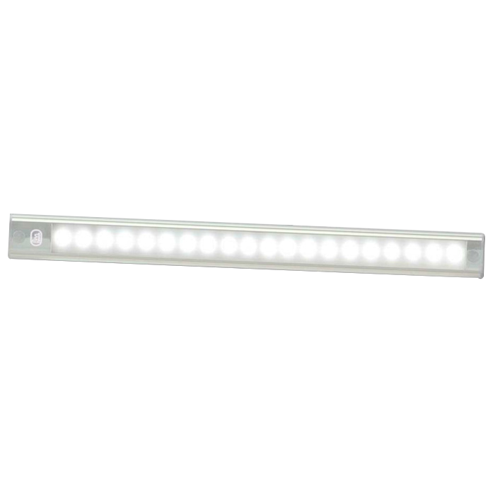 Indvendig LED - strip 770mm - ON/OFF - Sølv - produktbillede forfra | LEA