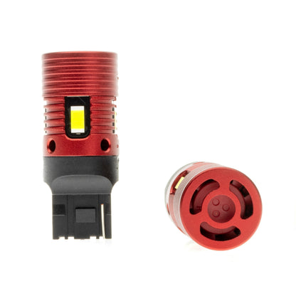LED-lampa för bil – W21W – W3X16D – 6000K – 4 LED – SMD 3570 – 50 mm – 2-pack