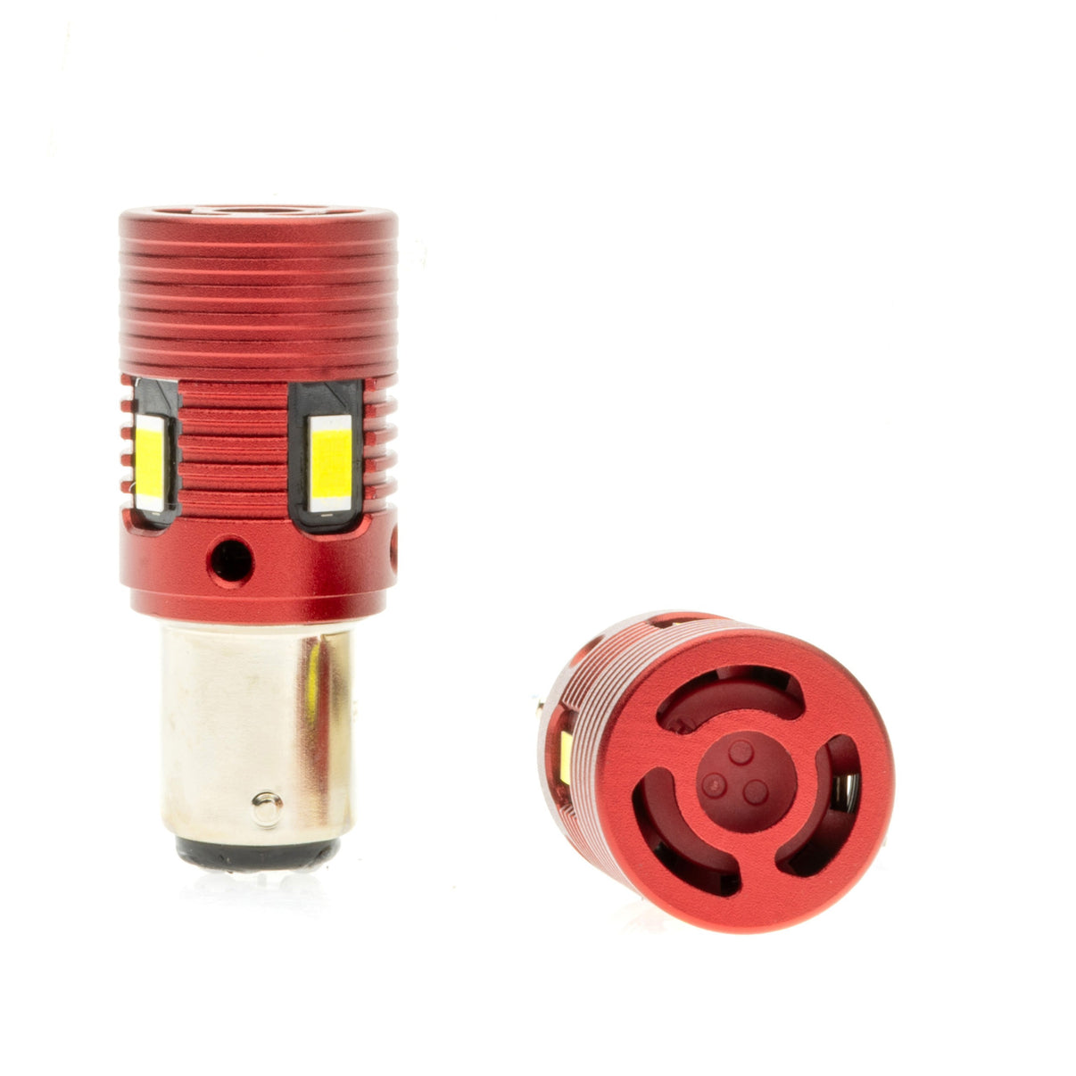 LED-lampa för bil – P21/5W/ 1157 – BAY15d – 6000K – 4 LED – SMD – 45 mm – 2-pack