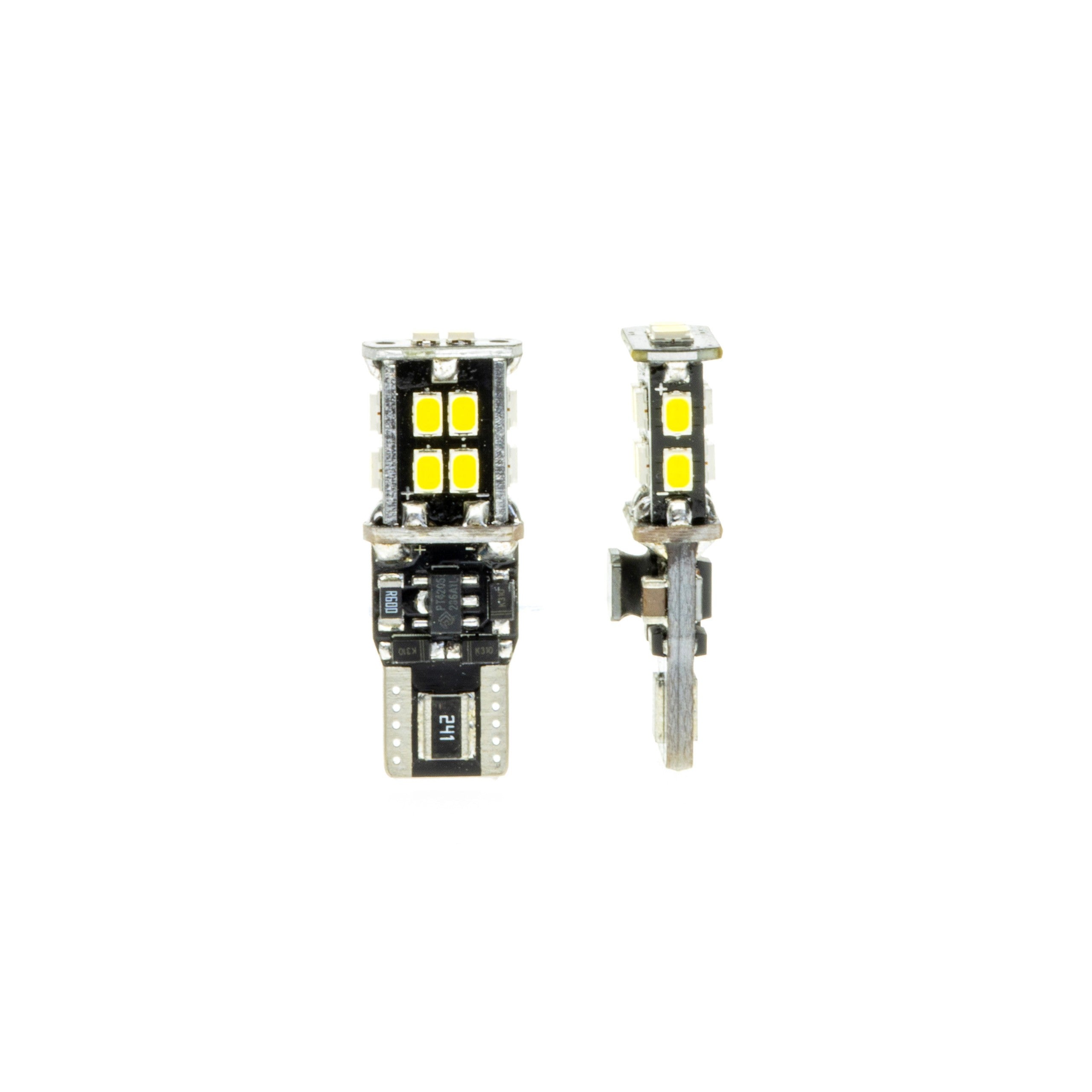 LED-lampa för bil – W5W – W2,1x9,5d – 6000K – 14 LED – SMD 3020 – 30 mm – 2-pack