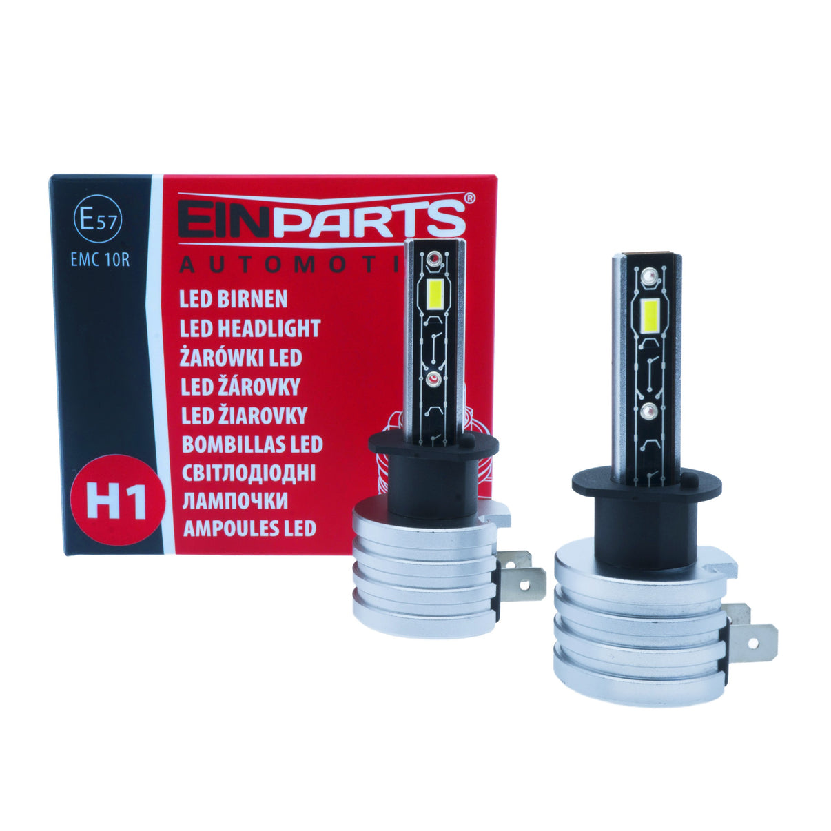 LED-konverteringssats – H1 – 6500K – 9V - 16V – 2-pack