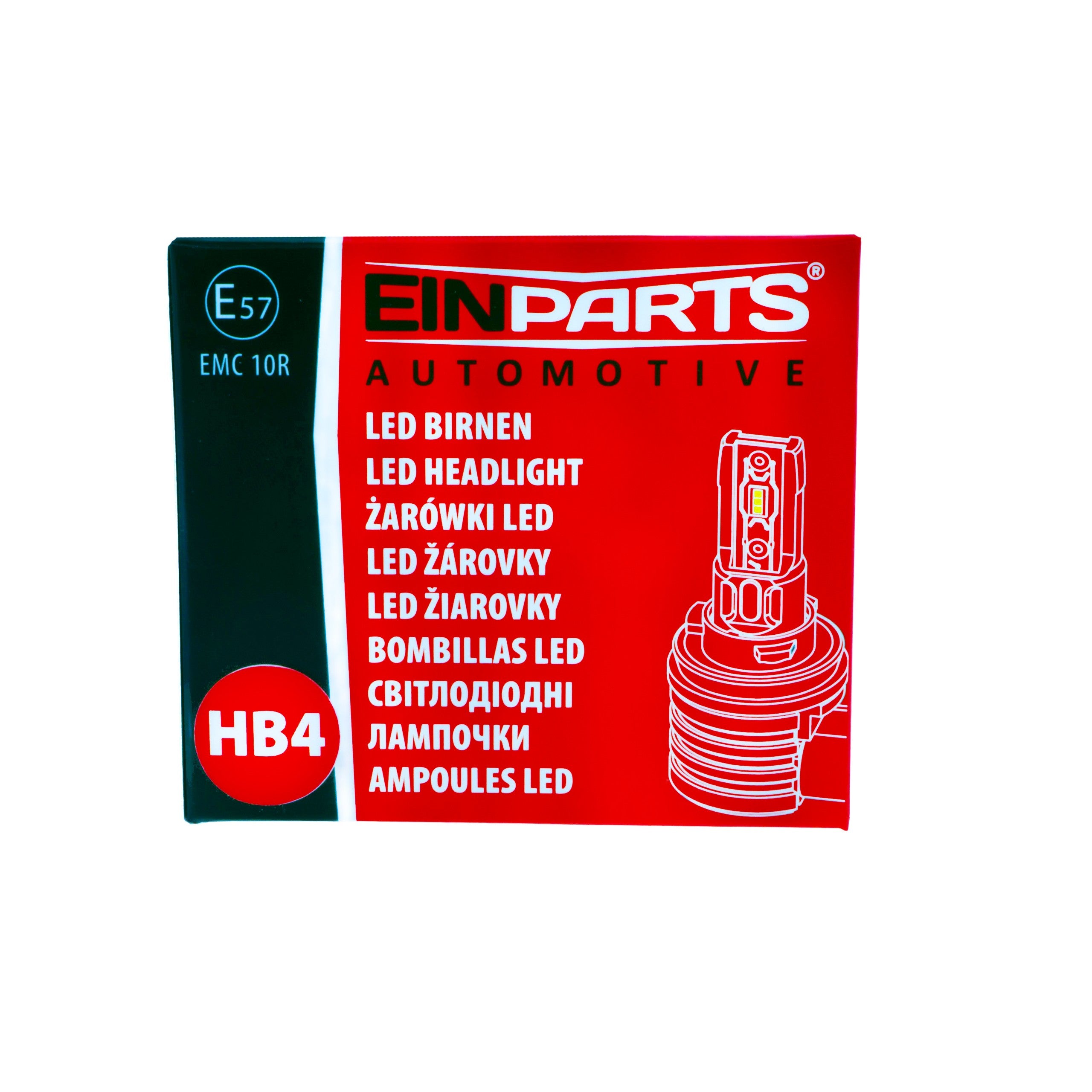 LED-konverteringssats – HB4 – 6500K – 9V - 16V – P22d – 2-pack