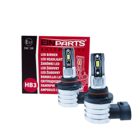 LED-konverteringssats – HB3 – 6500K – 9V - 16V – P20d – 2-pack