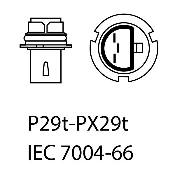 LED-konverteringssats – H4 – 6500K – 9V - 16V – P29t-PX29t – 2-pack